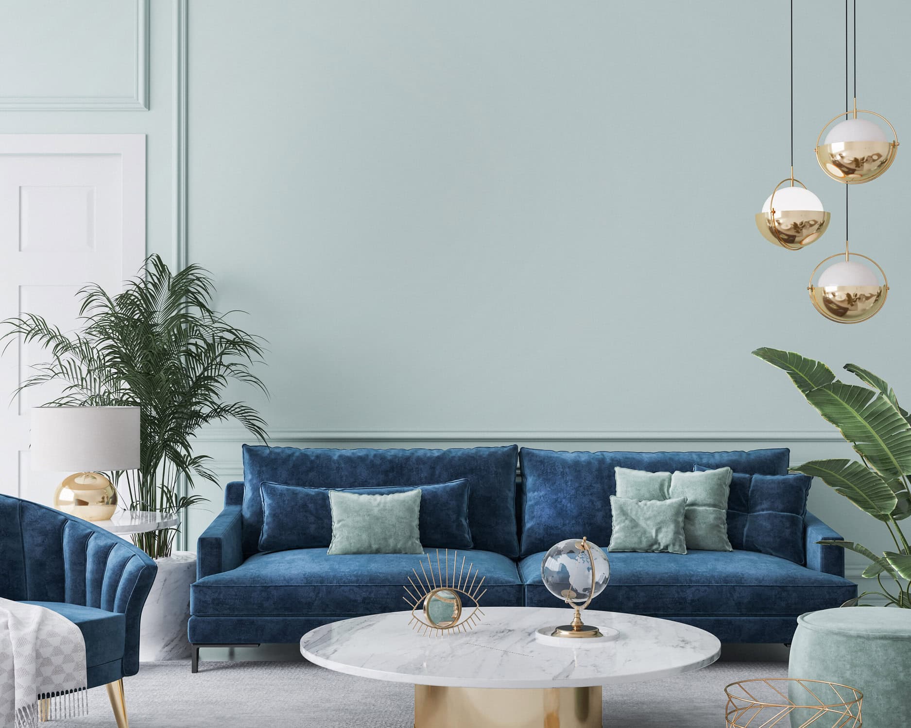 low voc paint in living room